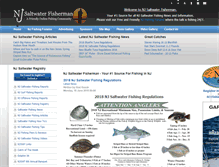 Tablet Screenshot of njsaltwaterfisherman.com